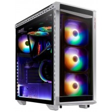 XPG BATTLECRUISER Midi Tower Negro, Blanco