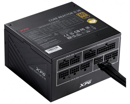 XPG COREREACTOR II VE 750W unidad de fuente de alimentaciÃ³n 24-pin ATX ATX Negro