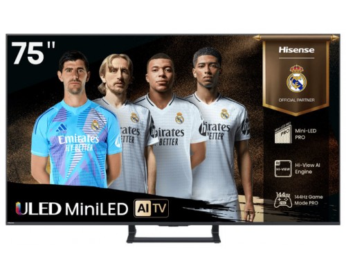Hisense 75E8Q 190,5 cm (75") 4K Ultra HD Smart TV Wifi Negro, Gris 600 cd / m&Acirc;&sup2;