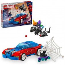 Lego marvel coche carreras spiderman y