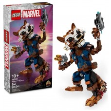 Lego marvel rocket y bebe groot