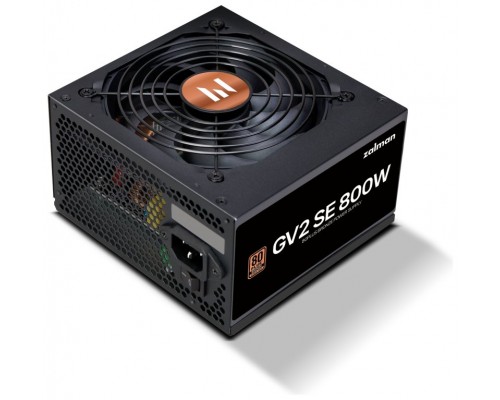 Zalman GV2SE unidad de fuente de alimentaciÃ³n 800 W 20+4 pin ATX ATX Negro