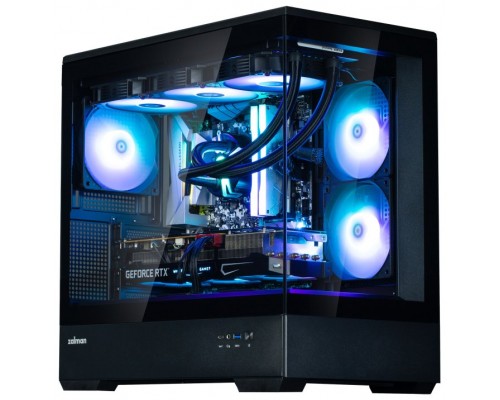 Zalman P30 BW carcasa de ordenador Mini Tower Negro