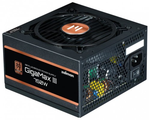 Zalman GigaMax III unidad de fuente de alimentaciÃ³n 750 W ATX Negro