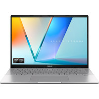 ASUS Vivobook S14 OLED M3407GA-SF010 Copilot+ PC - Ordenador Portátil 14" WUXGA (AMD Ryzen AI 7 445, 16GB RAM, 512GB SSD, Radeon 840M, Sin Sistema Operativo) Plata FrÃa - Teclado QWERTY español ASUS Vivobook S14 OLED M3407GA-SF010 Copilot+ PC - Ordenador Portátil 14" WUXGA (AMD Ryzen AI 7 445, 16GB RAM, 512GB SSD, Radeon 840M, Sin Sistema Operativo) Plata FrÃa - Teclado QWERTY español