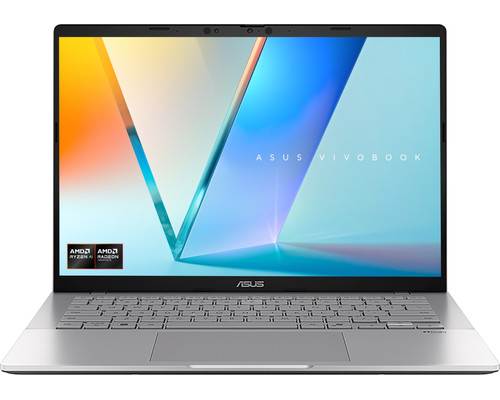 ASUS Vivobook S14 OLED M3407GA-SF010 Copilot+ PC - Ordenador Portátil 14" WUXGA (AMD Ryzen AI 7 445, 16GB RAM, 512GB SSD, Radeon 840M, Sin Sistema Operativo) Plata FrÃa - Teclado QWERTY español ASUS Vivobook S14 OLED M3407GA-SF010 Copilot+ PC - Ordenador Portátil 14" WUXGA (AMD Ryzen AI 7 445, 16GB RAM, 512GB SSD, Radeon 840M, Sin Sistema Operativo) Plata FrÃa - Teclado QWERTY español
