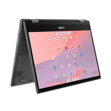 ASUS Chromebook CM14 Flip CL1402FM2A-EC0224 - Ordenador Port&Atilde;&iexcl;til 14" Full HD (MediaTek Kompanio 520, 8GB RAM, 128GB eMMC, ARM Mali-G52 MC2, ChromeOS) Gris Gravidad - Teclado QWERTY espa&Atilde;&plusmn;ol