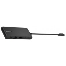 ASUS Dual 4K USB-C Dock DC201 AlÃ¡mbrico USB 3.2 Gen 2 (3.1 Gen 2) Type-C Negro