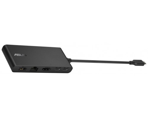 ASUS Dual 4K USB-C Dock DC201 AlÃ¡mbrico USB 3.2 Gen 2 (3.1 Gen 2) Type-C Negro