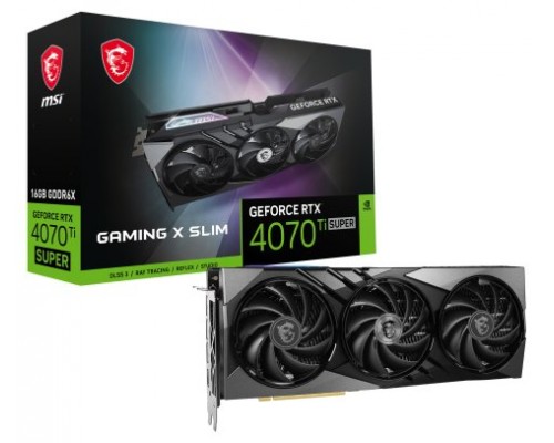 MSI GAMING GeForce RTX 4070 Ti SUPER 16G X SLIM NVIDIA 16 GB GDDR6X
