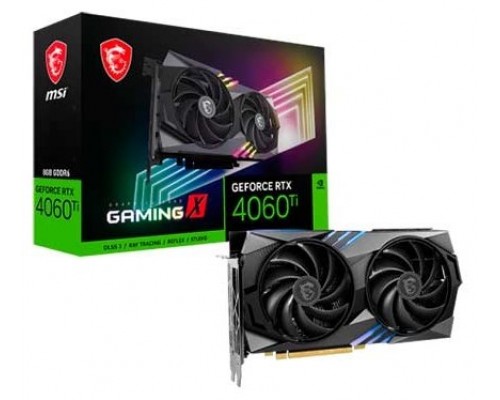 MSI GAMING GeForce RTX 4060 Ti X 8G NVIDIA 8 GB GDDR6