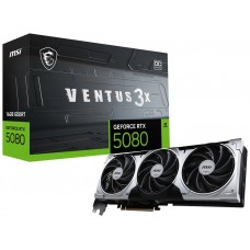 MSI VENTUS GEFORCE RTX 5080 16G 3X OC PLUS tarjeta grÃ¡fica NVIDIA 16 GB GDDR7
