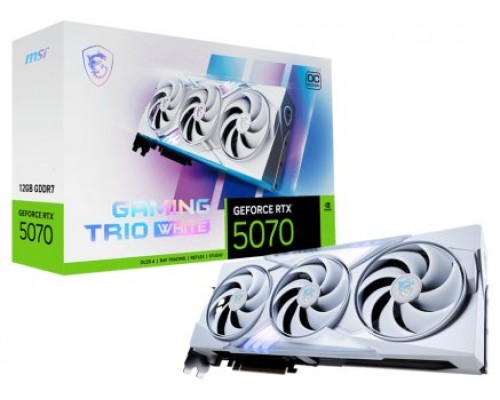 MSI GAMING GeForce RTX 5070 12G TRIO OC WHITE NVIDIA 12 GB GDDR7