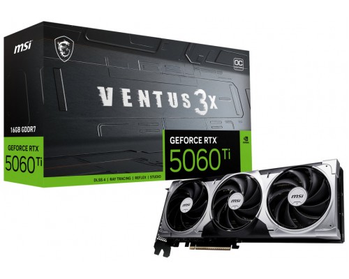 MSI VENTUS GeForce RTX 5060 TI 16G 3X OC NVIDIA 16 GB GDDR7