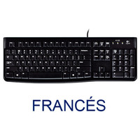 Teclado logitech k120 usb negro frances