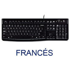 Teclado logitech k120 usb negro frances