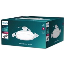 PHILIPS Ventilador techo Luz Bliss DC 28w Blanco