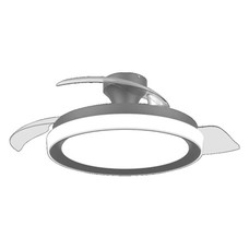PHILIPS Ventilador techo Luz Bilss 106cm 28+35W Ne