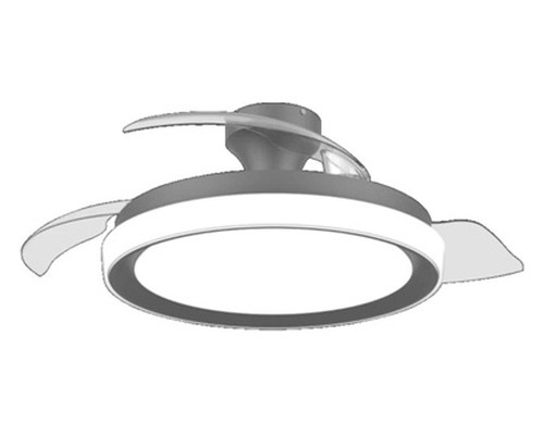PHILIPS Ventilador techo Luz Bilss 106cm 28+35W Ne