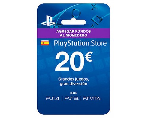 Tarjeta prepago monedero sony playstation live