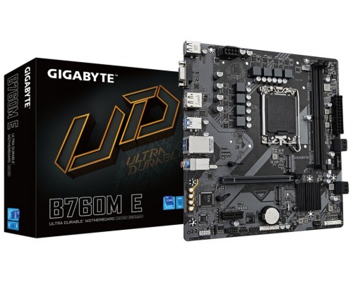 GIGABYTE B760M E placa base Intel B760 LGA 1700 micro ATX
