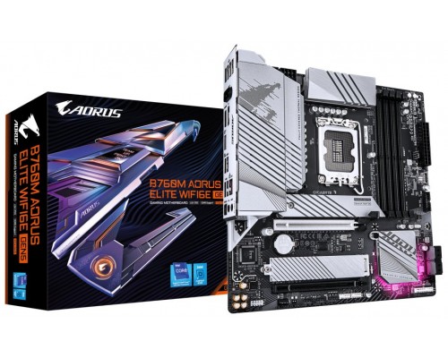 GIGABYTE B760M AORUS ELITE WIFI6E GEN5 Intel B760 LGA 1700 micro ATX