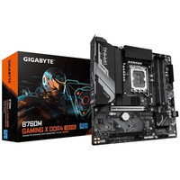 GIGABYTE B760M GAMING X DDR4 GEN5 Placa Base &acirc;&euro;&ldquo; Compatible con procesadores Intel Core 14&Acirc;&ordf; generaci&Atilde;&sup3;n, VRM de 8+1+1 fases, hasta 3200 MHz DDR4, 2 x M.2 PCIe 4.0, LAN 2.5 GbE, USB 3.2 Gen 1