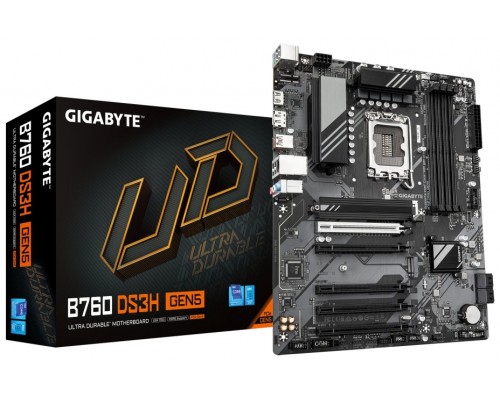 GIGABYTE B760 DS3H GEN5 placa base Intel B760 Express LGA 1700 ATX