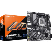 GIGABYTE B860M E Placa Base - Procesadores Intel Core Ultra Series, VRM de 4+1+2 fases, hasta 8800MHz DDR5 (O.C), 2xPCIe 4.0 M.2, LAN 1GbE, USB 3.2 Gen 1