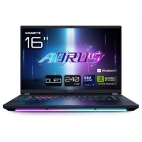 GIGABYTE AORUS MASTER 16 BYHC5ESE64SP ordenador portatil Intel Core Ultra 9 40,6 cm (16") WQXGA DDR5-SDRAM NVIDIA GeForce RTX 5080 Wi-Fi 7 (802.11be) Negro