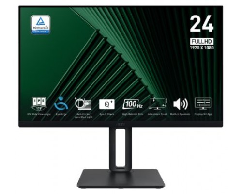 MSI MP245PG Monitor 23.8"100h VGA HDMI DP AA MM