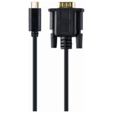 Gembird A-CM-VGAM-01 Adaptador grÃ¡fico USB 1920 x 1080 Pixeles Negro