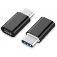Gembird A-USB2-CMmF-01 USB Type-C Micro USB Negro
