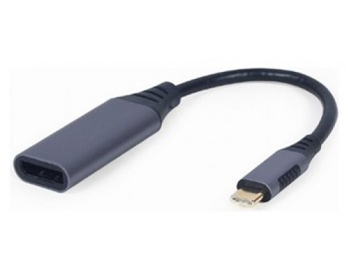 Gembird A-USB3C-DPF-01 adaptador de cable de vÃ­deo 0,15 m USB Tipo C DisplayPort Negro, Gris