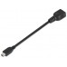 AISENS A101-0033 cable USB USB 2.0 0,15 m Mini-USB B USB A Negro