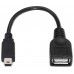 AISENS A101-0033 cable USB USB 2.0 0,15 m Mini-USB B USB A Negro