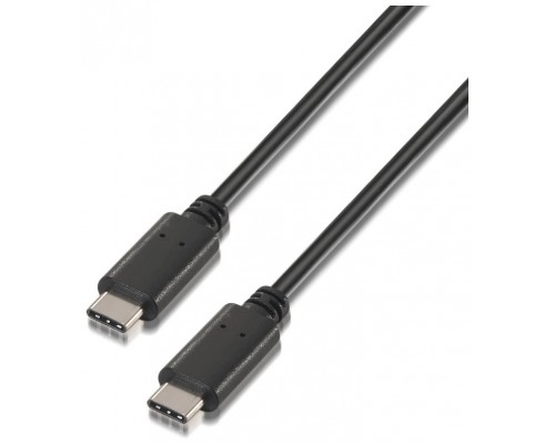 Aisens Cable USB 2.0 3A C/M-C/M Negro 2.0M