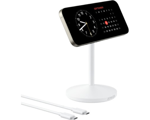 Anker MagGo Auriculares, Auriculares, Smartphone, Reloj inteligente Blanco USB Cargador inal&Atilde;&iexcl;mbrico Carga r&Atilde;&iexcl;pida Interior
