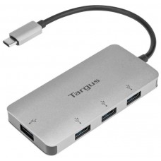 Targus ACH226EU hub de interfaz USB 3.2 Gen 1 (3.1 Gen 1) Type-C 5000 Mbit/s Plata