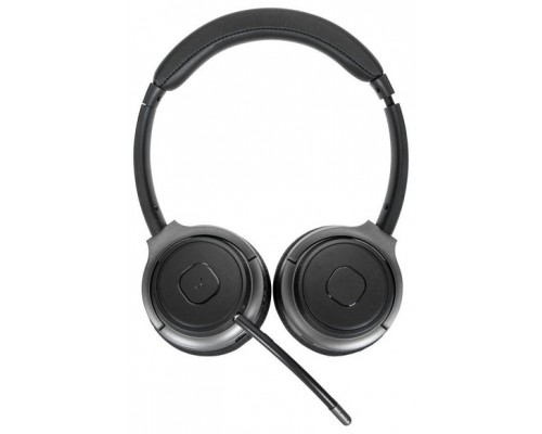 Targus AEH104GL auricular y casco Auriculares InalÃ¡mbrico y alÃ¡mbrico Diadema Llamadas/MÃºsica USB Tipo C Bluetooth Negro