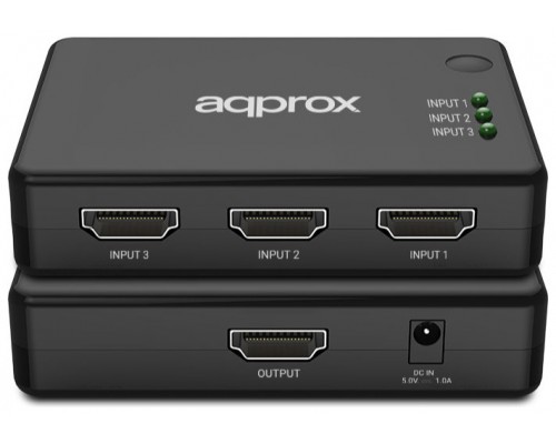 Approx HDMI Switch 4K HDMI 3 Puertos 4K/30HZ