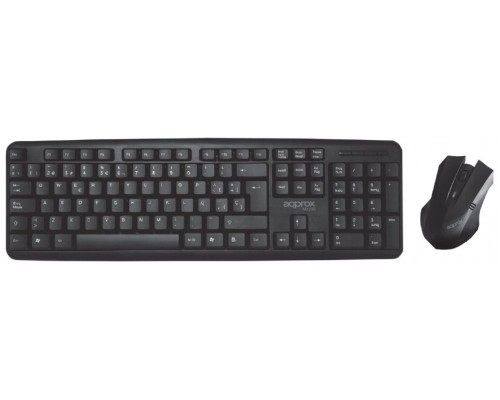 COMBO TECLADO/RATON APPROX MK230 NEGRO