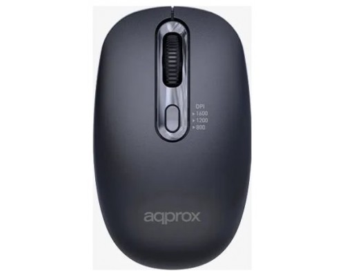 APPROX Ratón inalámbrico APPXM200 2.4GHZ Negro