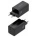 AISENS ASCH-100W3P052-BK cargador de dispositivo mÃ³vil Universal Corriente alterna Carga rÃ¡pida Interior