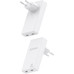 AISENS Cargador De Pared GaN Ultra Delgado 65W, 2xUSB-C PD3.0 QC4.0, Blanco