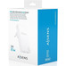 AISENS Cargador De Pared GaN Ultra Delgado 65W, 2xUSB-C PD3.0 QC4.0, Blanco
