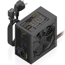 AISENS Fuente Alimentacion ATX 500W con Cable de Alimentacion OEM, Negra
