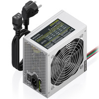 AISENS Fuente Alimentacion ATX 500W con Cable de Alimentacion OEM, Plata AISENS Fuente Alimentacion ATX 500W con Cable de Alimentacion OEM, Plata