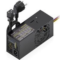 AISENS Fuente Alimentacion TFX 500W con Cable de Alimentacion OEM, Negra AISENS Fuente Alimentacion TFX 500W con Cable de Alimentacion OEM, Negra