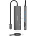 AISENS ASUC-6P024-GR base para port&Atilde;&iexcl;til y replicador de puertos Al&Atilde;&iexcl;mbrico USB 3.2 Gen 1 (3.1 Gen 1) Type-C